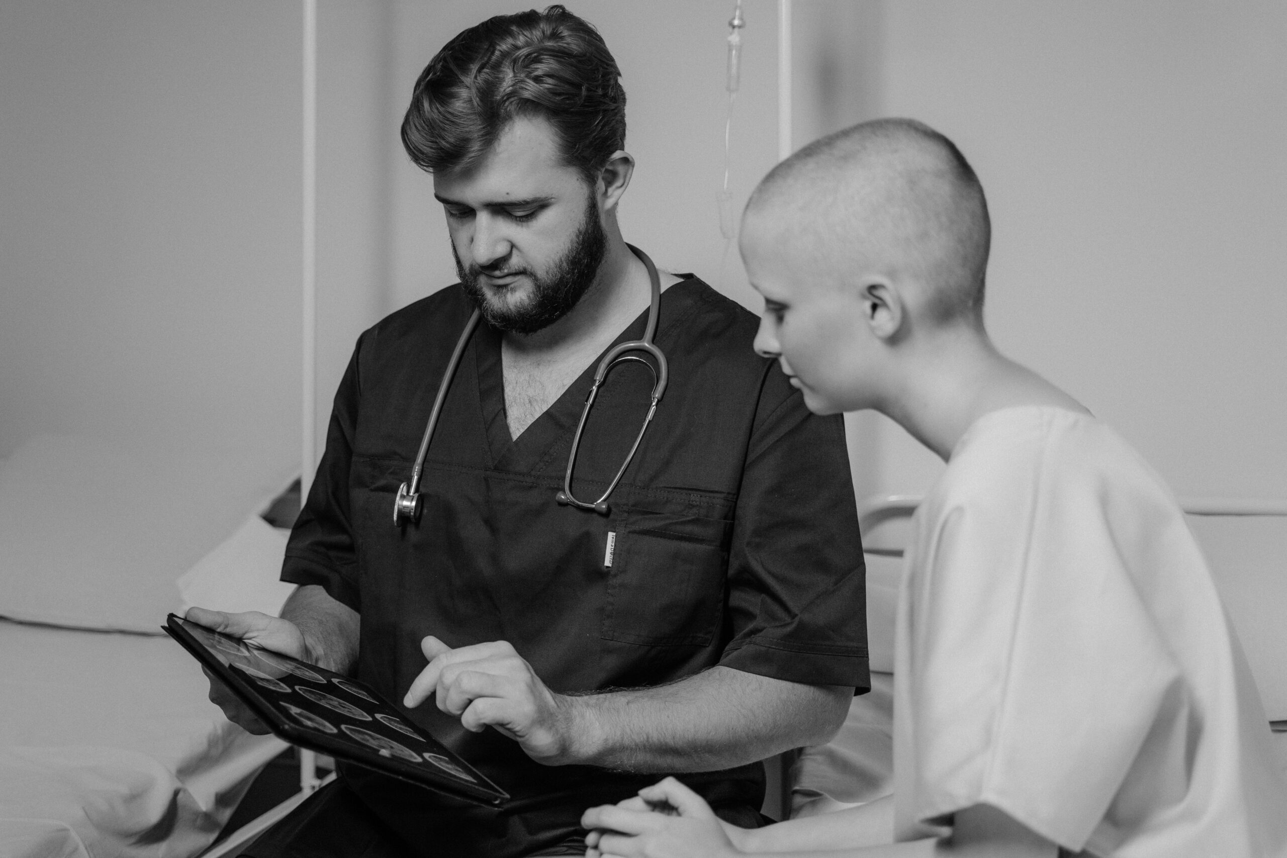 Doctor consulting with a patient